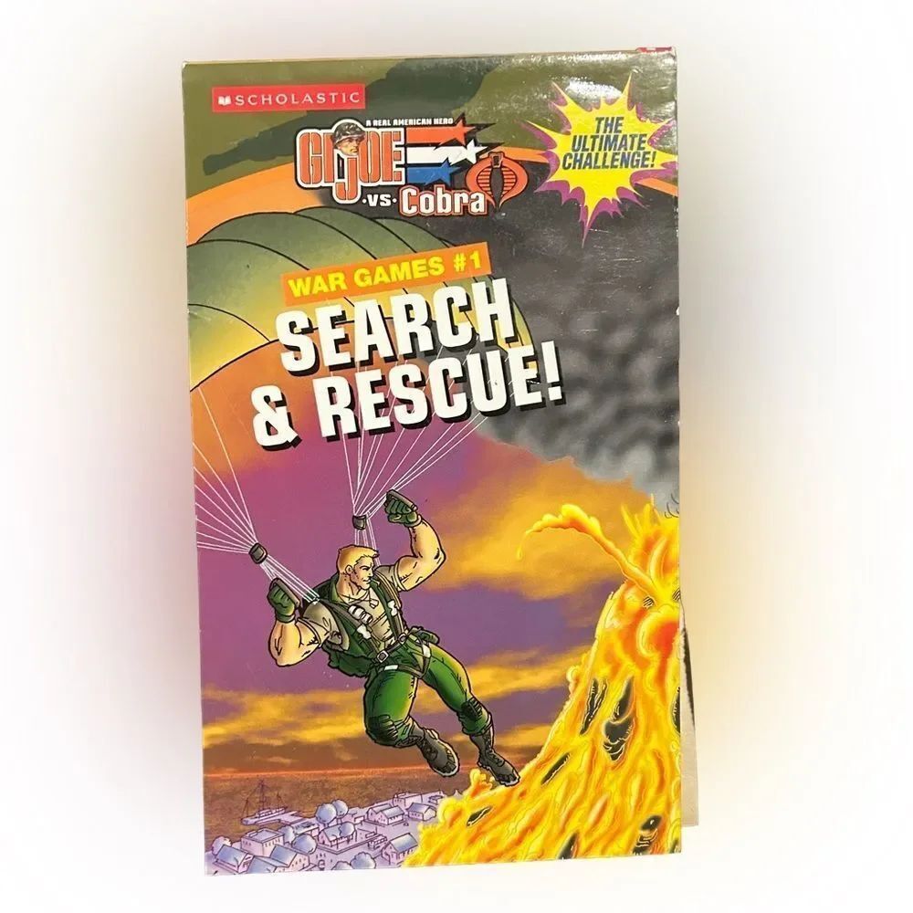 Scholastic GI Joe vs Cobra War Games #1 Search & Rescue Activity Book